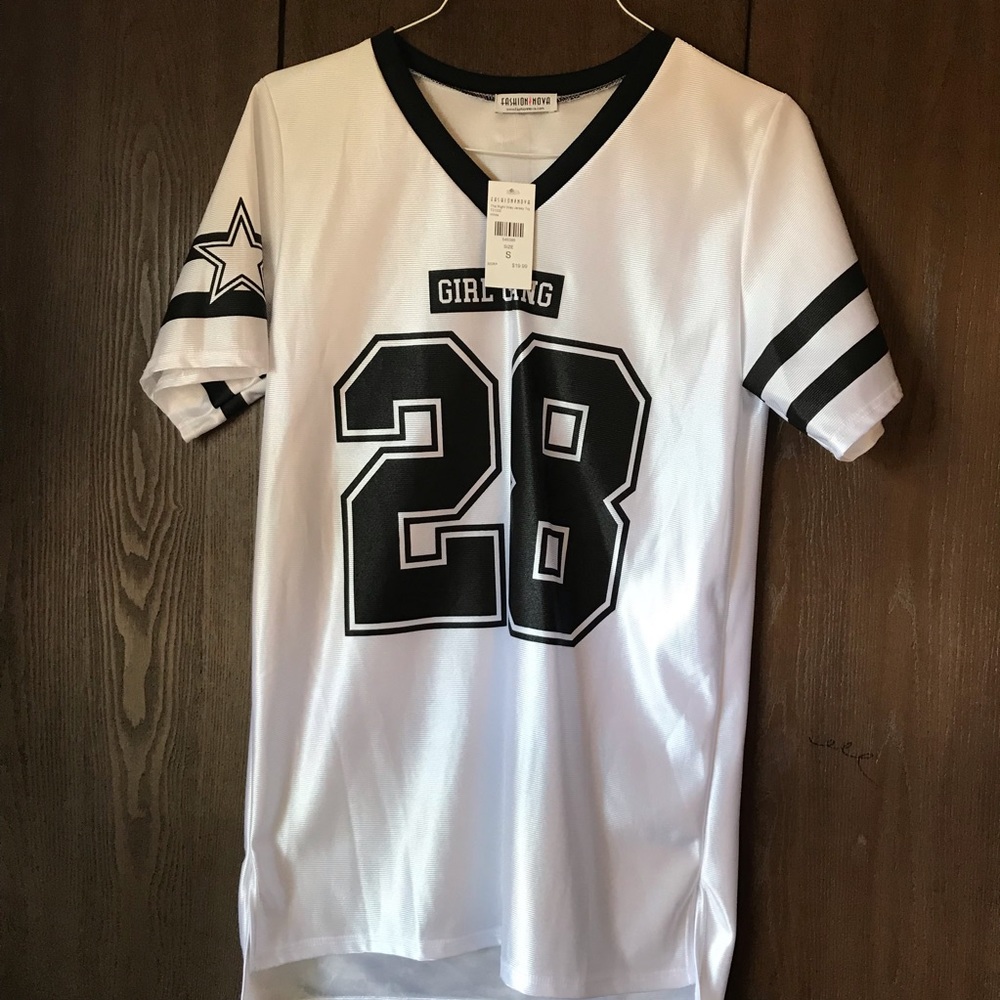 FashionNova Jersey Style Tee